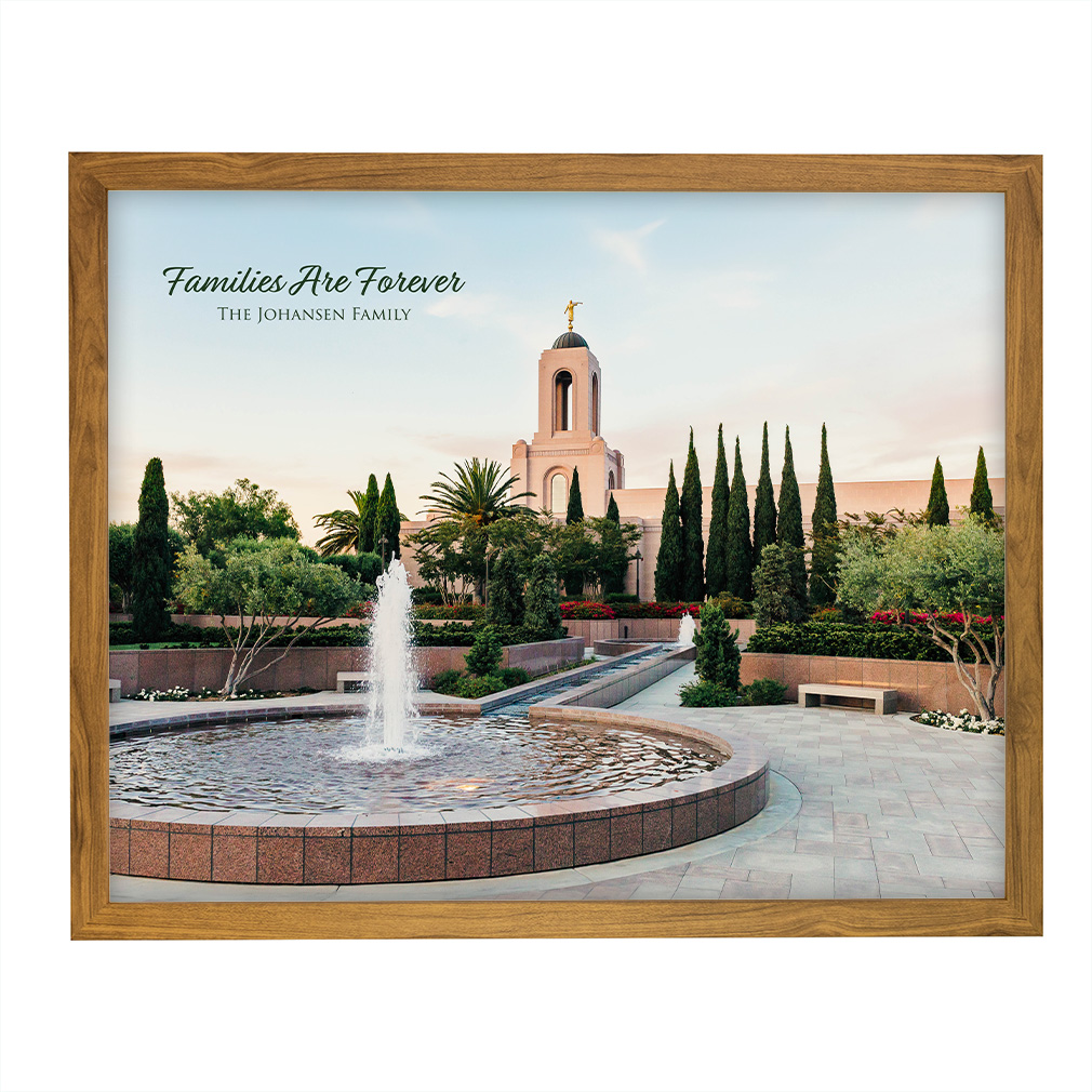Newport Beach Temple - Fountain - LDP-ART-NPBEACH-FOUNTAIN