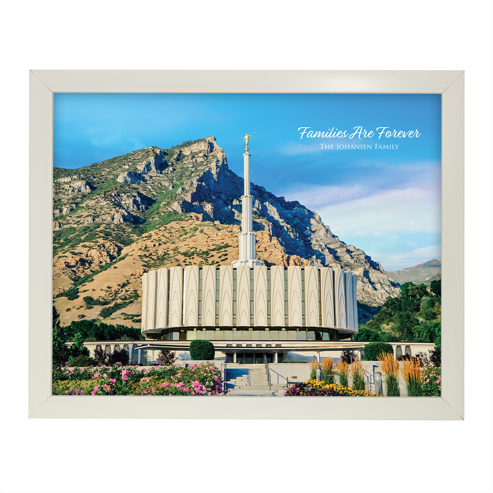 Provo Temple - Blue Day - LDP-ART-PROVO-BLUE-DAY
