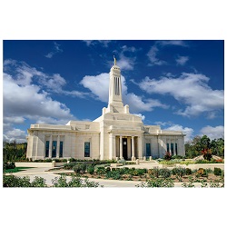 Indianapolis Temple - Summer Light