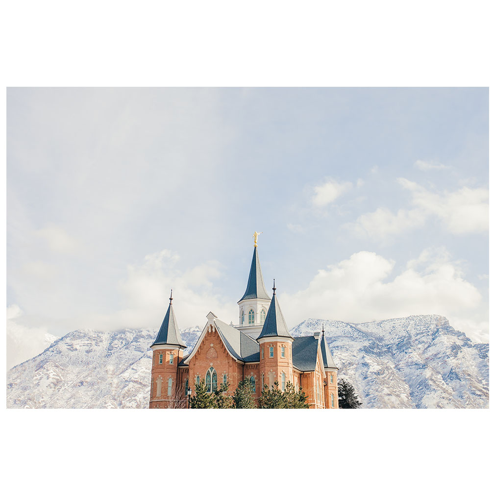 Provo City Center Temple - Snowy Mountain - LDP-ART-PCC-SNOWY-MOUNTAIN