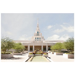 Phoenix Temple - Clear Day Framed Phoenix Temple Art, Phoenix Temple Photography, lds temple photography, fine art lds temples, lds temple art, framed lds temples, Phoenix Temple photos, Phoenix Temple photography