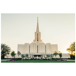 Jordan River Temple - Golden Light
