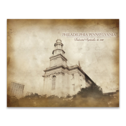 Philadelphia Temple - Vintage 