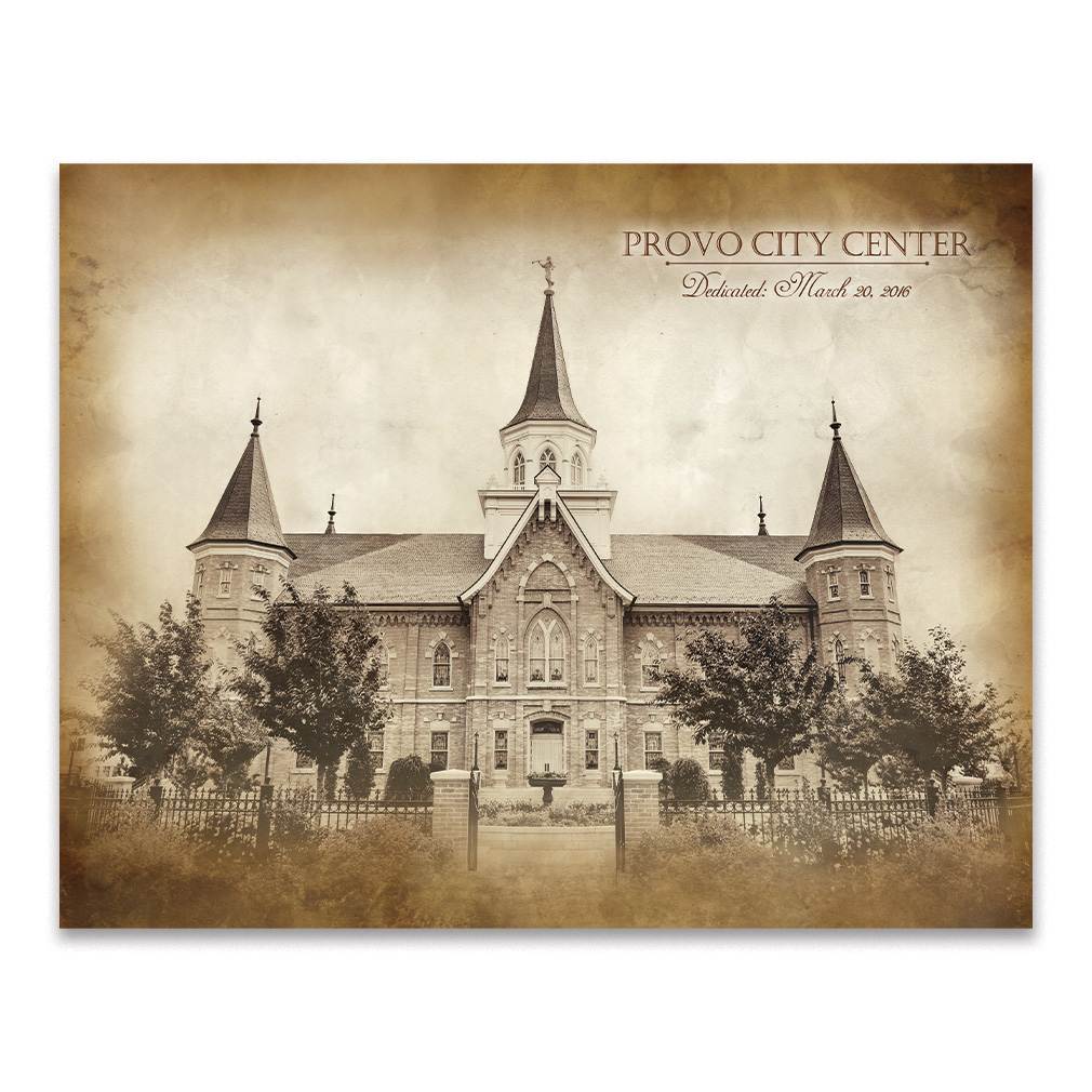 Provo City Center Temple - Vintage - LDP-VTA-PCC