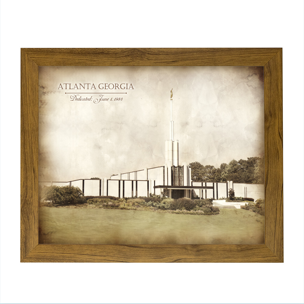 Atlanta Temple - Vintage - LDP-VTA-ATL