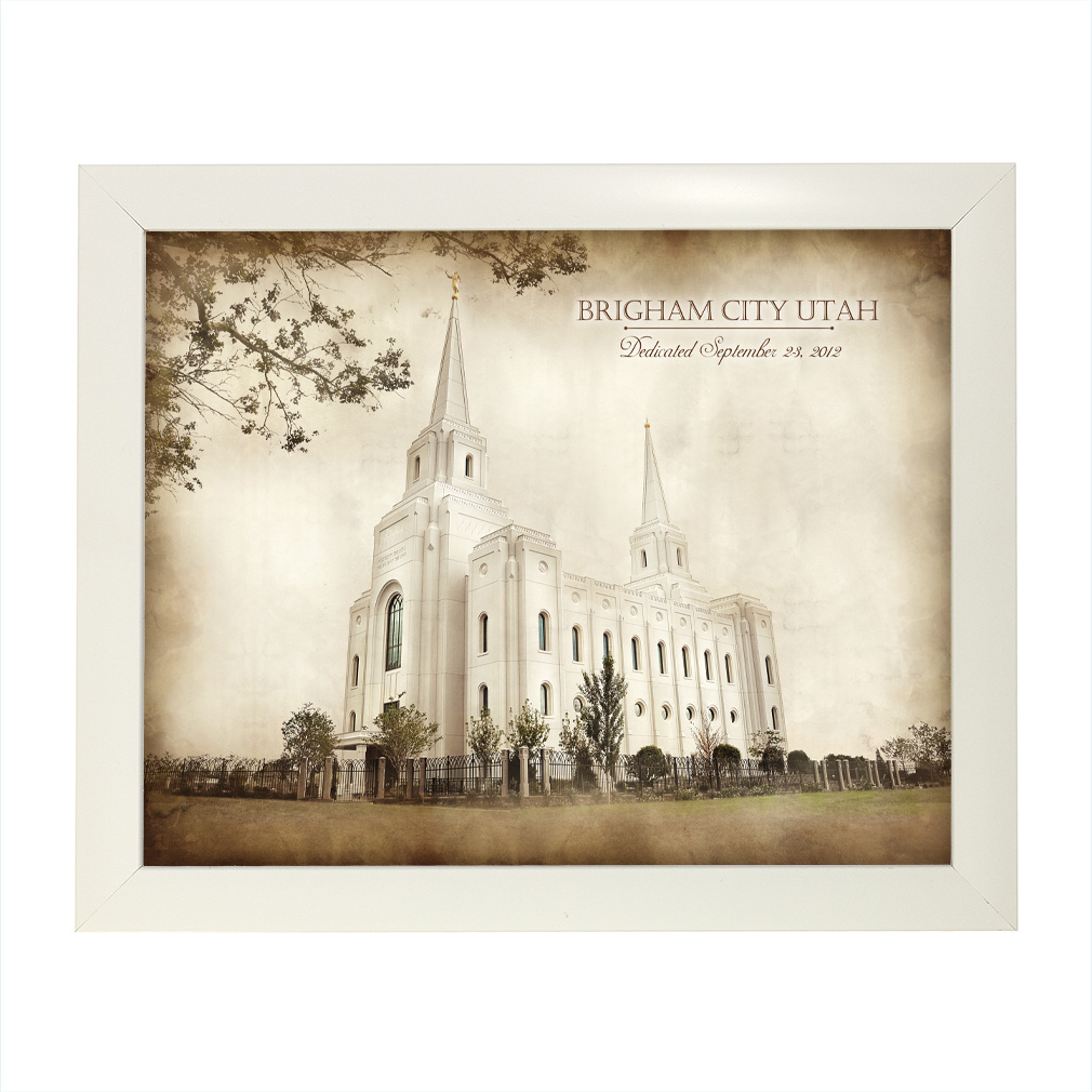 Brigham City Temple - Vintage - LDP-VTA-BRGM