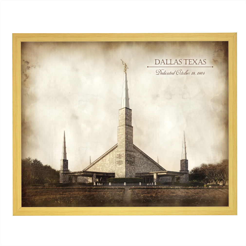 Dallas Temple - Vintage - LDP-VTA-DALL