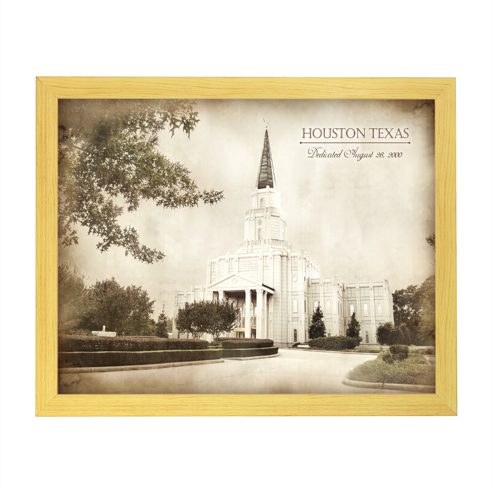 Houston Temple - Vintage - LDP-VTA-HOU