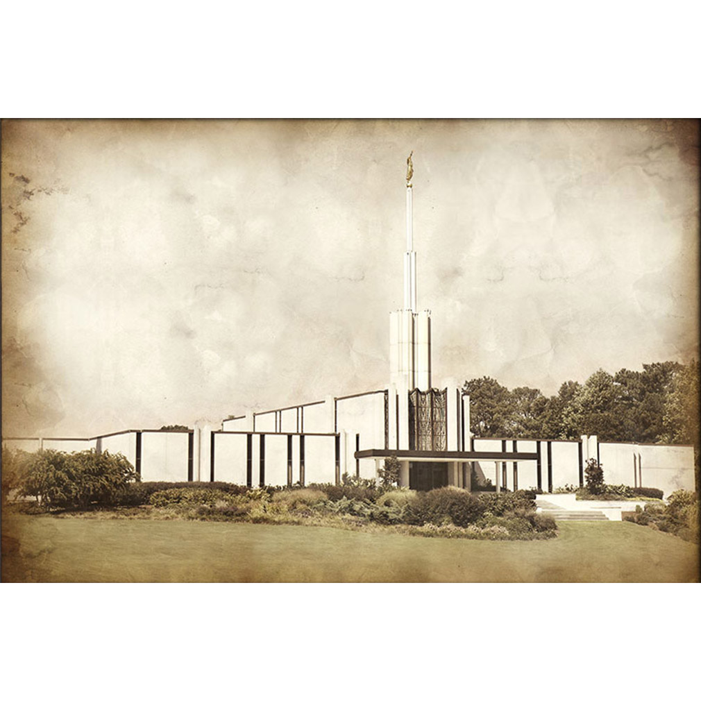 Atlanta Temple - Vintage - LDP-VTA-ATL