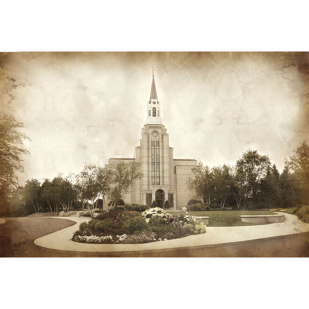 Boston Temple - Vintage - LDP-VTA-BOS