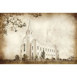 Brigham City Temple - Vintage