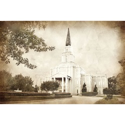 Houston Temple - Vintage 