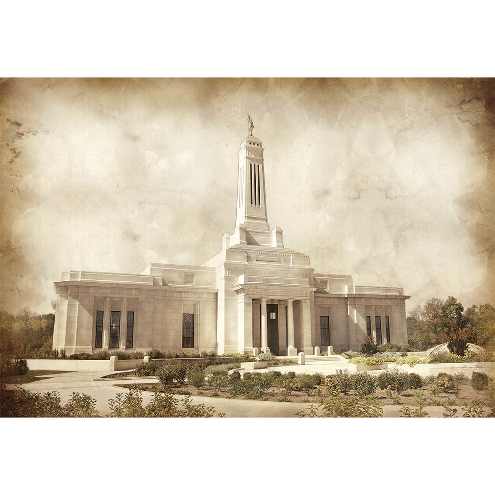 Indianapolis Temple - Vintage - LDP-VTA-INDP