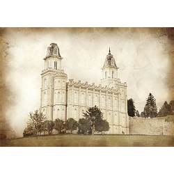 Manti Temple - Vintage 