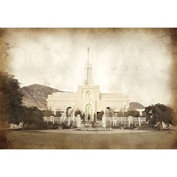Mount Timpanogos Temple - Vintage 
