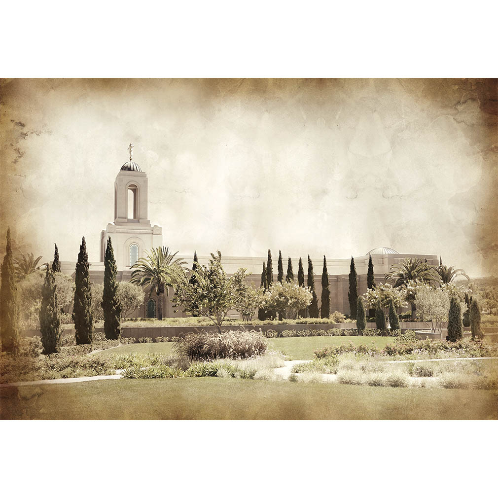 Newport Beach Temple - Vintage - LDP-VTA-NWPT