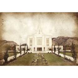 Ogden Temple - Vintage 