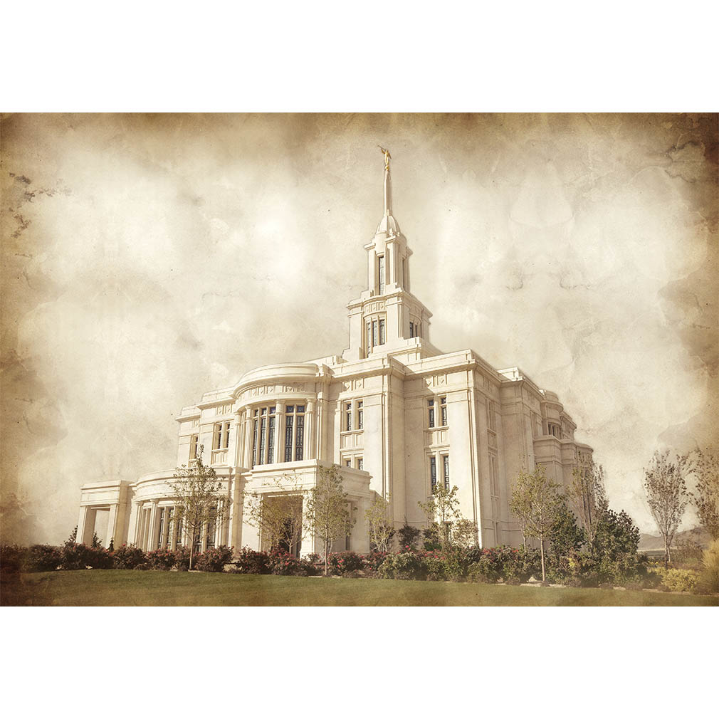 Payson Temple - Vintage - LDP-VTA-PAY
