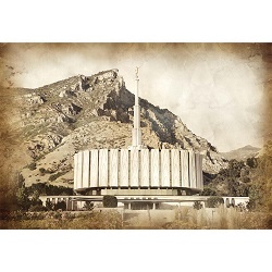Provo Temple - Vintage 