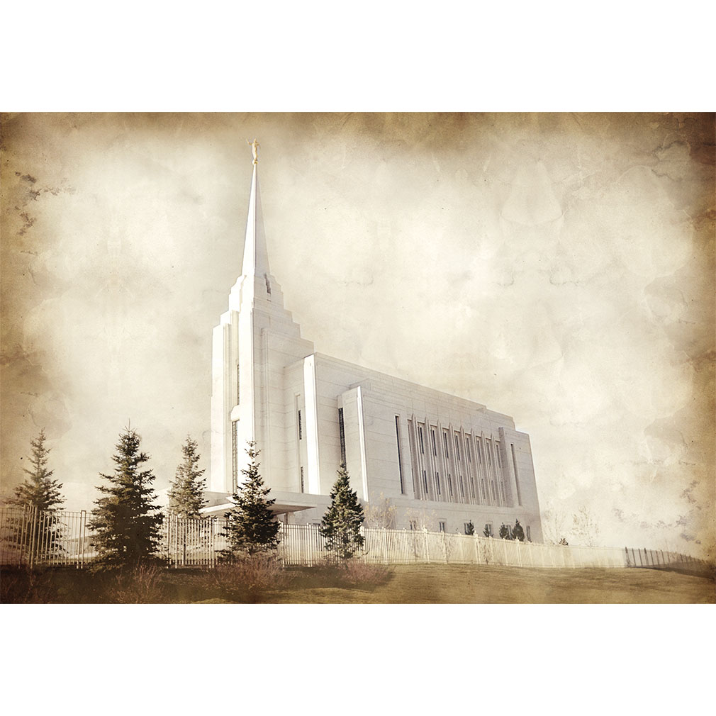 Rexburg Temple - Vintage - LDP-VTA-REX