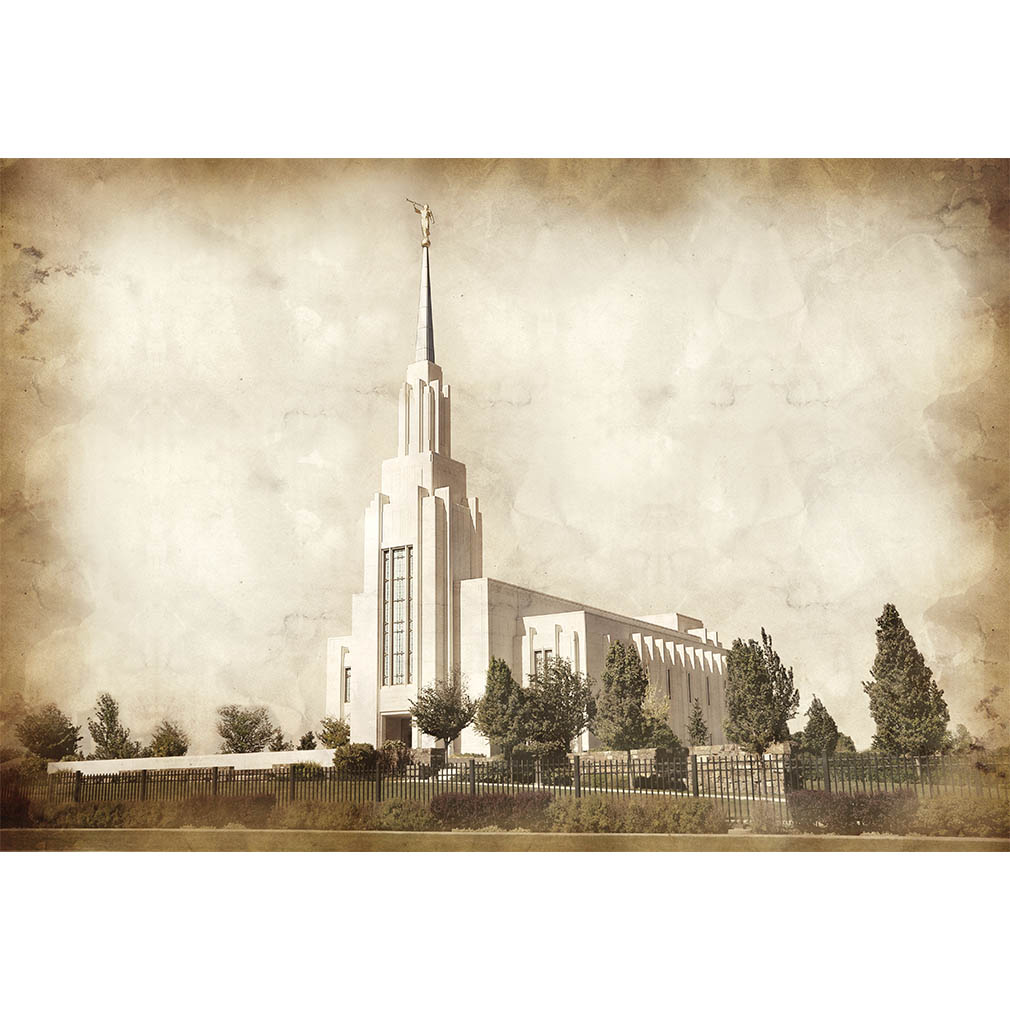 Twin Falls Temple - Vintage - LDP-VTA-TWFALL