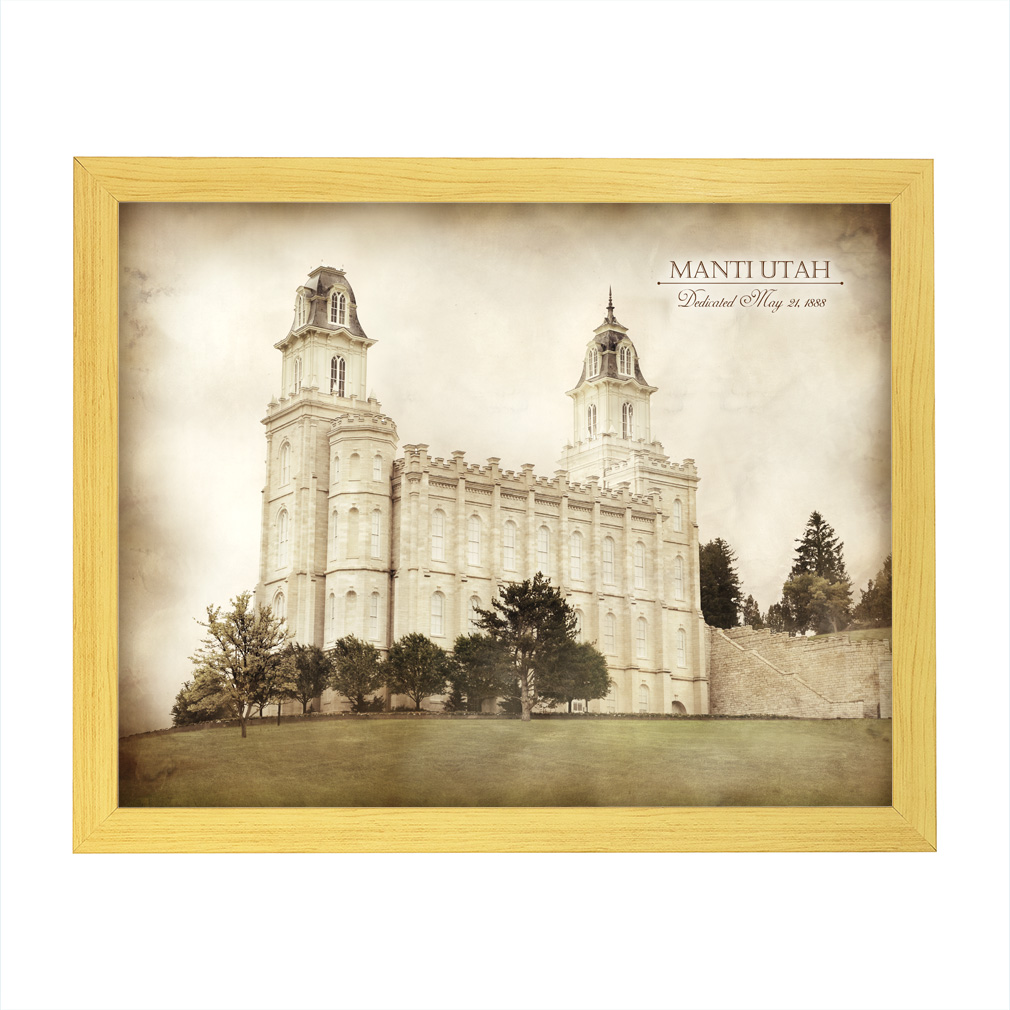 Manti Temple - Vintage - LDP-VTA-MANTI