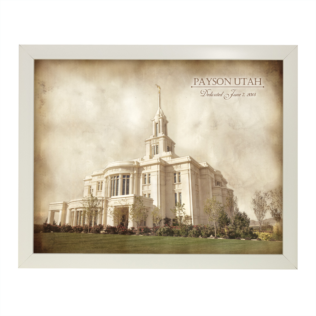 Payson Temple - Vintage - LDP-VTA-PAY
