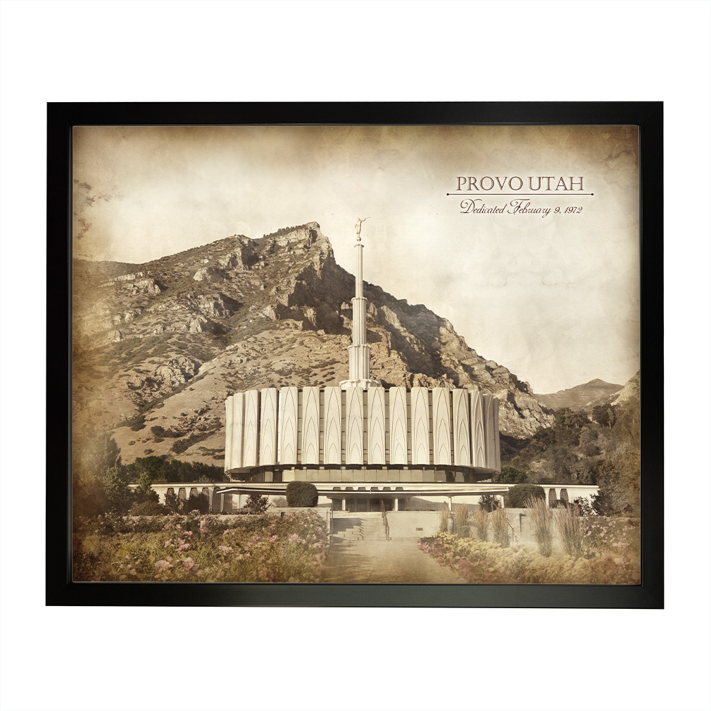 Provo Temple - Vintage - LDP-VTA-PROV