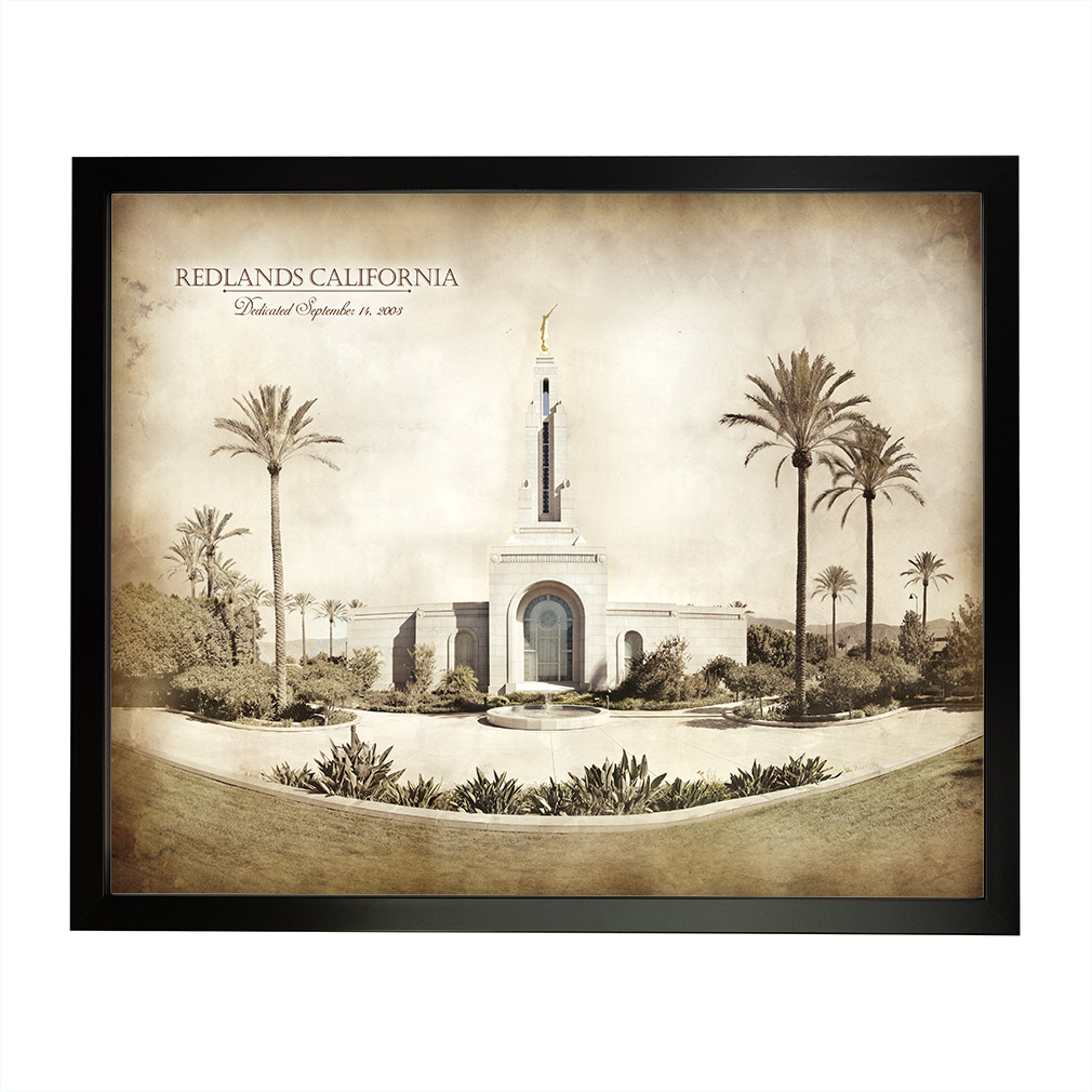 Redlands Temple - Vintage - LDP-VTA-RED