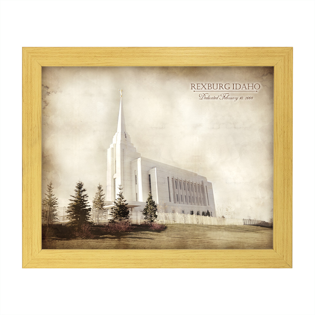 Rexburg Temple - Vintage - LDP-VTA-REX