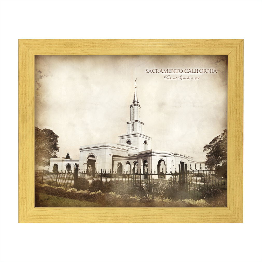 Sacramento Temple - Vintage - LDP-VTA-SACR