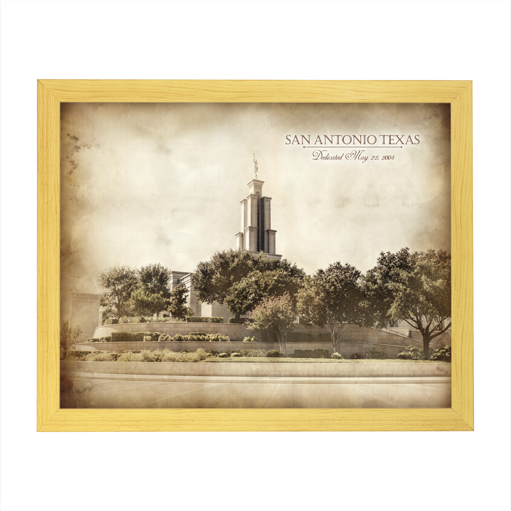San Antonio Temple - Vintage - LDP-VTA-SANANT