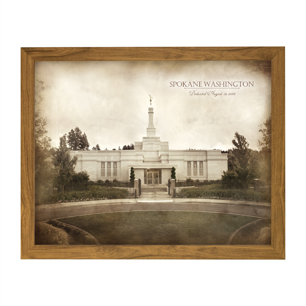 Spokane Temple - Vintage - LDP-VTA-SPOK