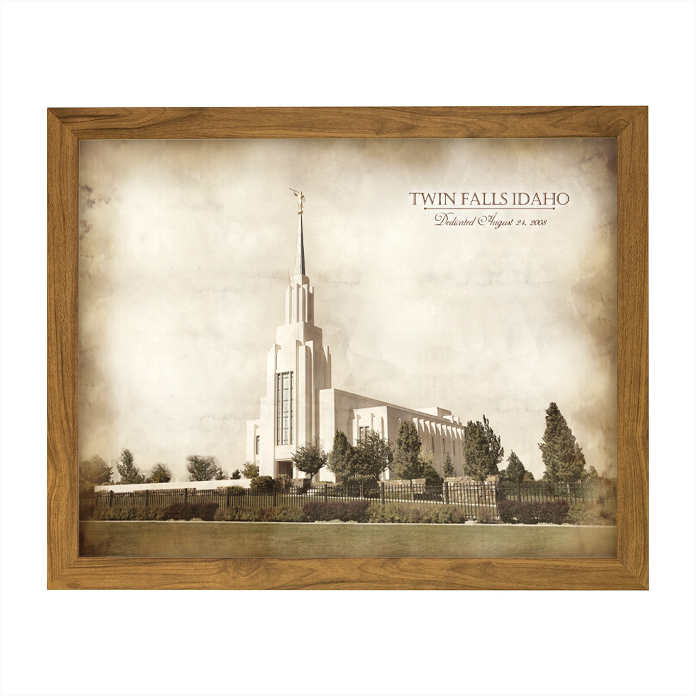 Twin Falls Temple - Vintage - LDP-VTA-TWFALL