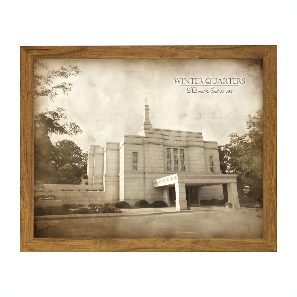 Winter Quarters Temple - Vintage - LDP-VTA-WIN