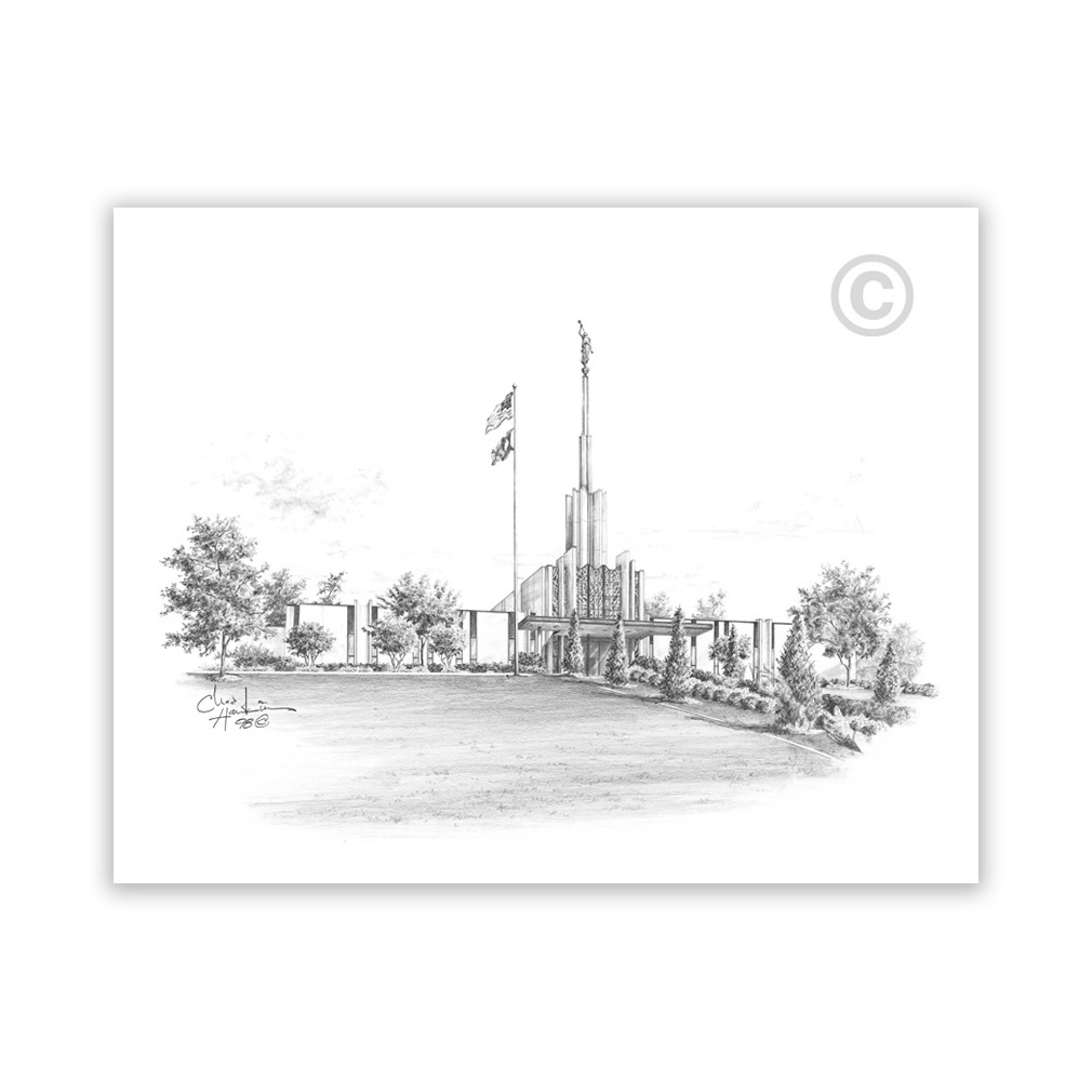 Atlanta Georgia Temple - Sketch - CH-SKETCH-ATLANTA