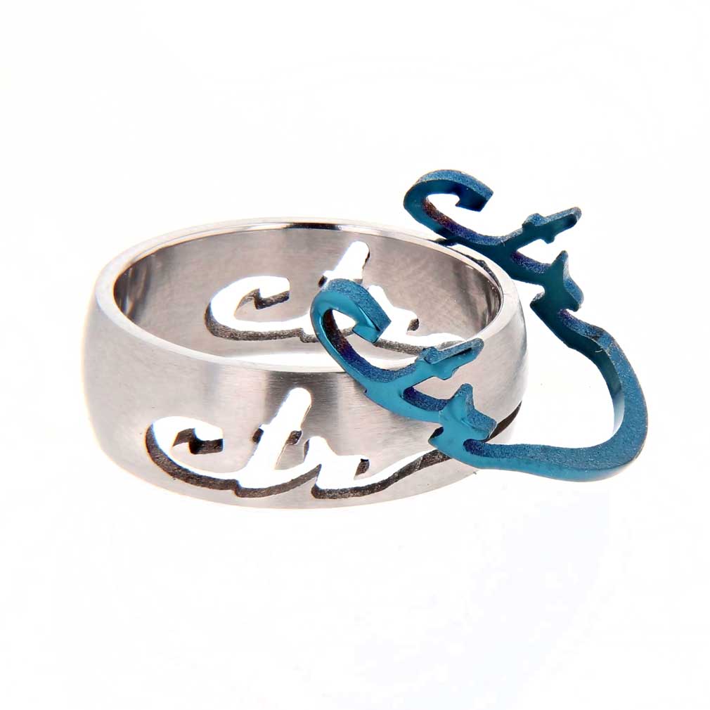 Blue Signature CTR Ring - RM-C12174