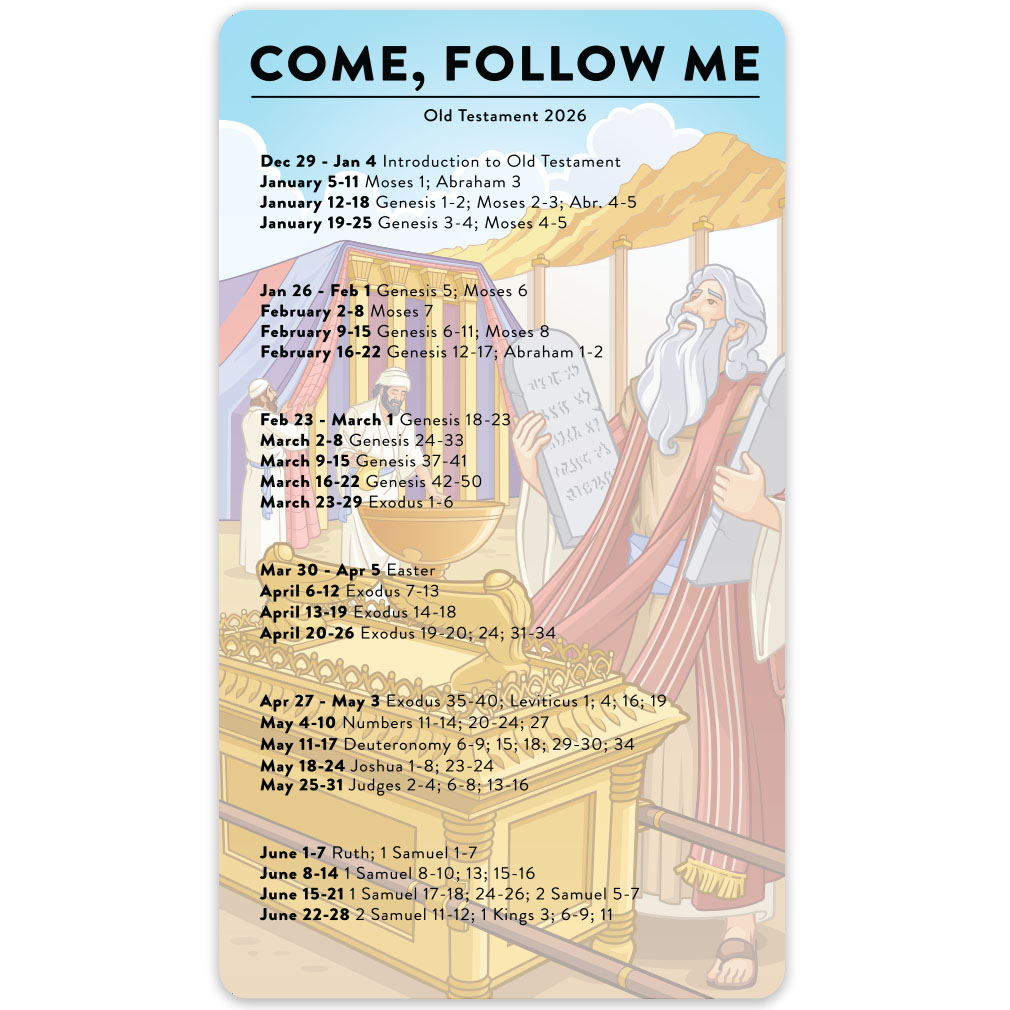 2026 Come, Follow Me Bookmark - LDP-BKMK-CFM26