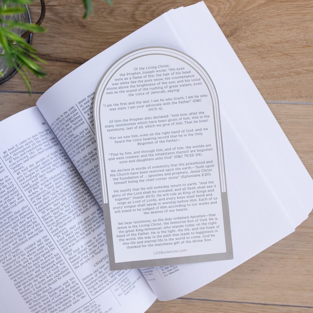 The Living Christ Bookmark - LDP-BKMK326