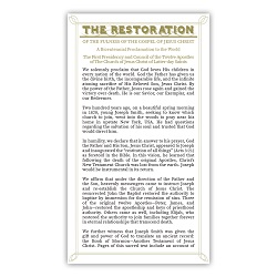 Restoration Proclamation Bookmark