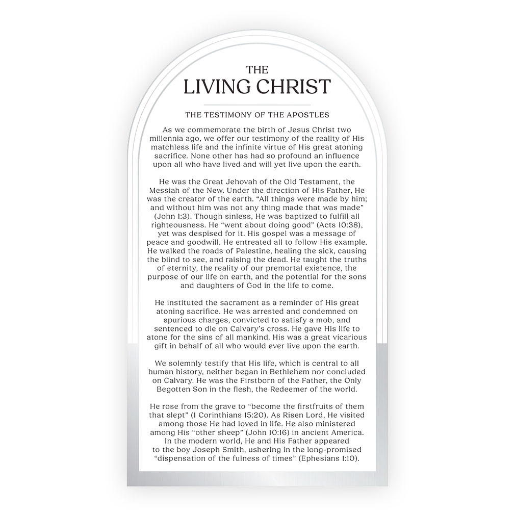 The Living Christ Bookmark - LDP-BKMK326