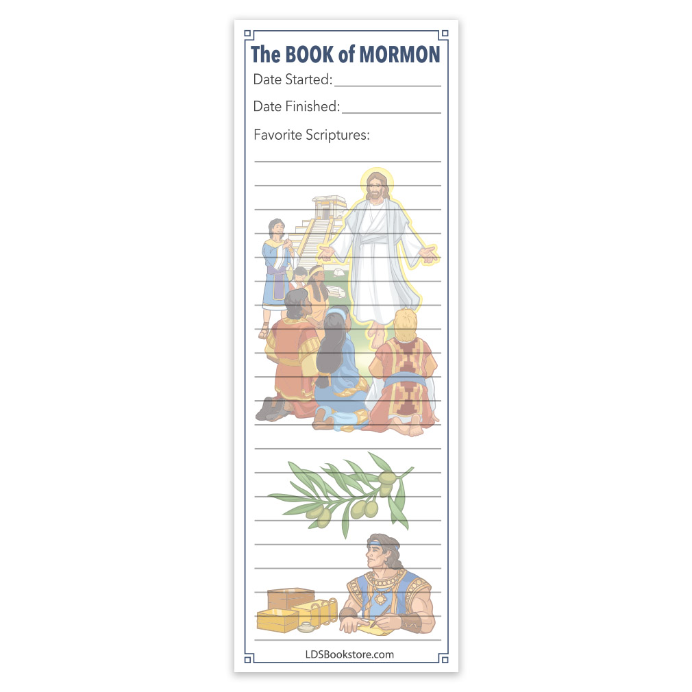 Book of Mormon Reading Chart Bookmark - LDP-BOMBKMKSMLL
