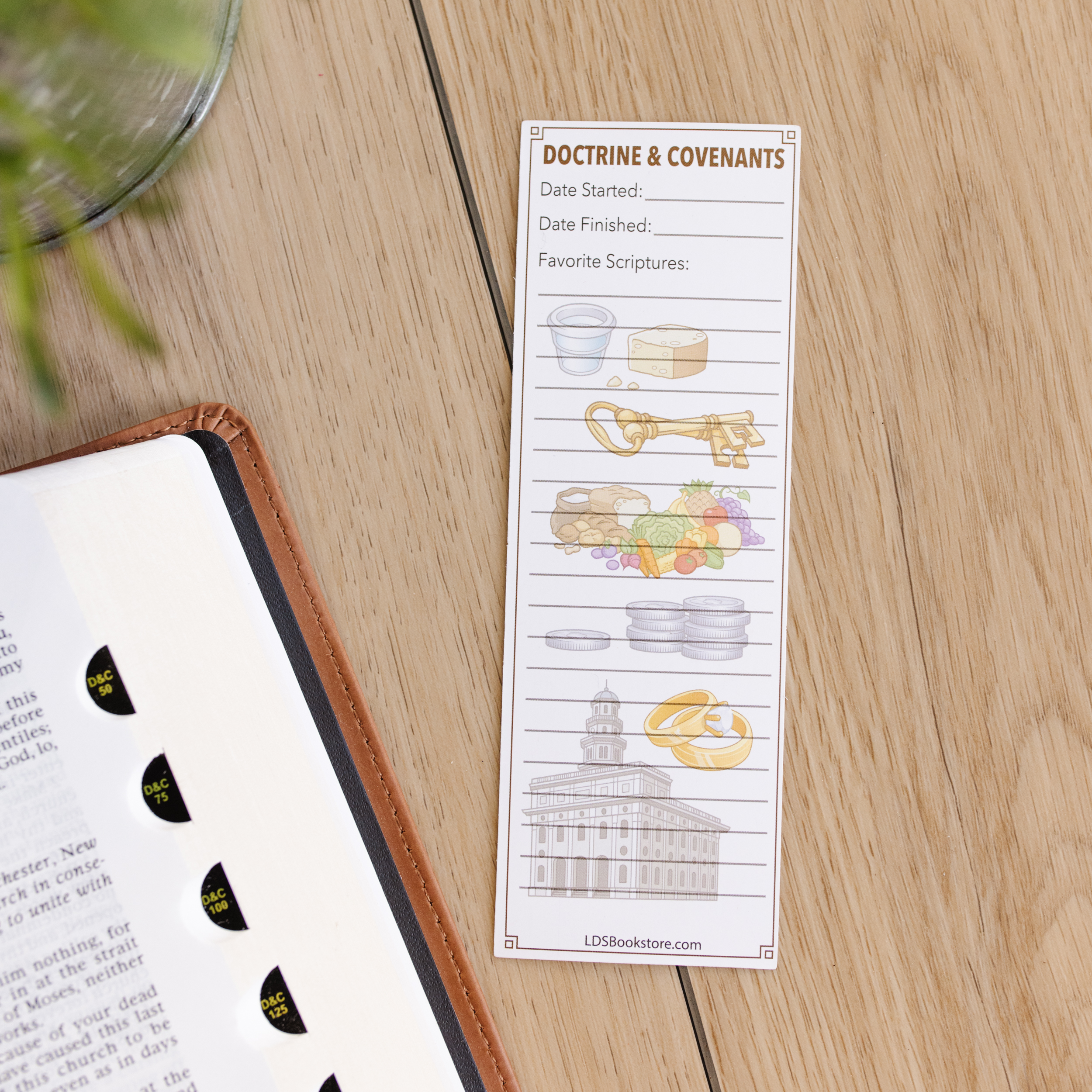 Doctrine and Covenants Reading Chart Bookmark - LDP-BKMK325