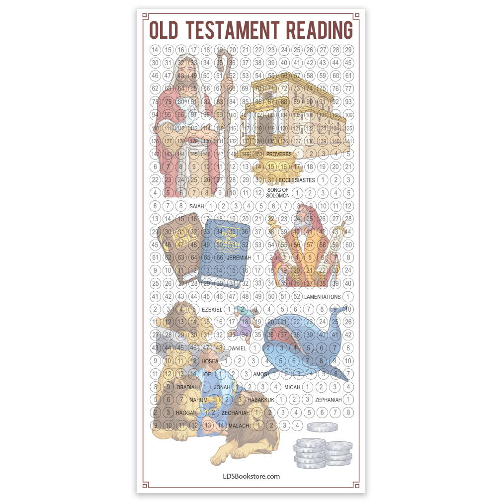 Old Testament Reading Chart Bookmark - LDP-BKMK333