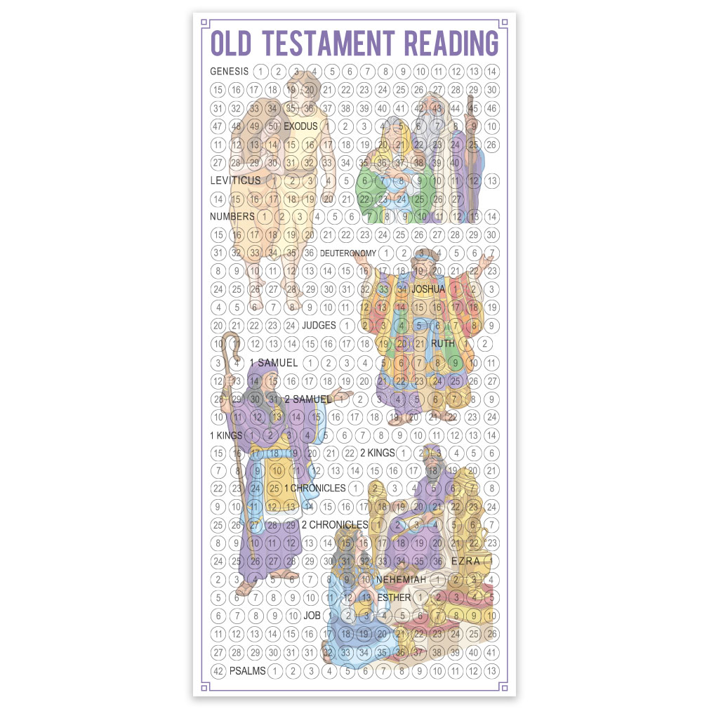 Old Testament Reading Chart Bookmark