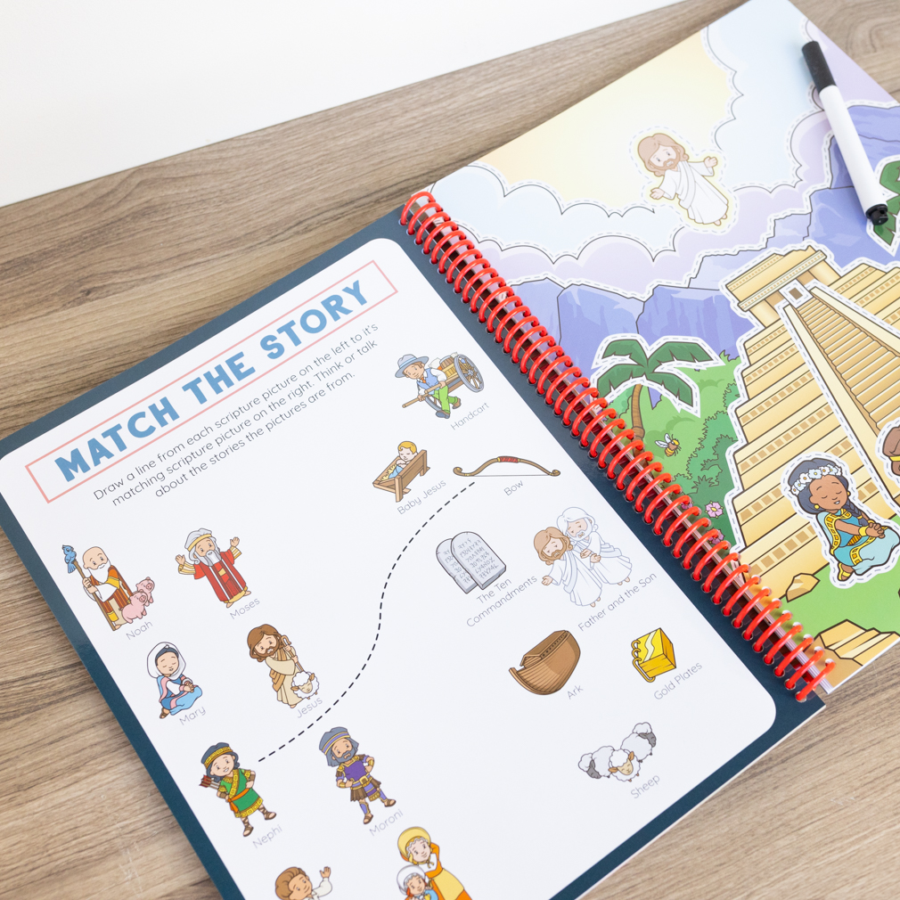 Wipe-Clean Gospel Workbook - Ages 3-5 - LDP-WCWB-Y