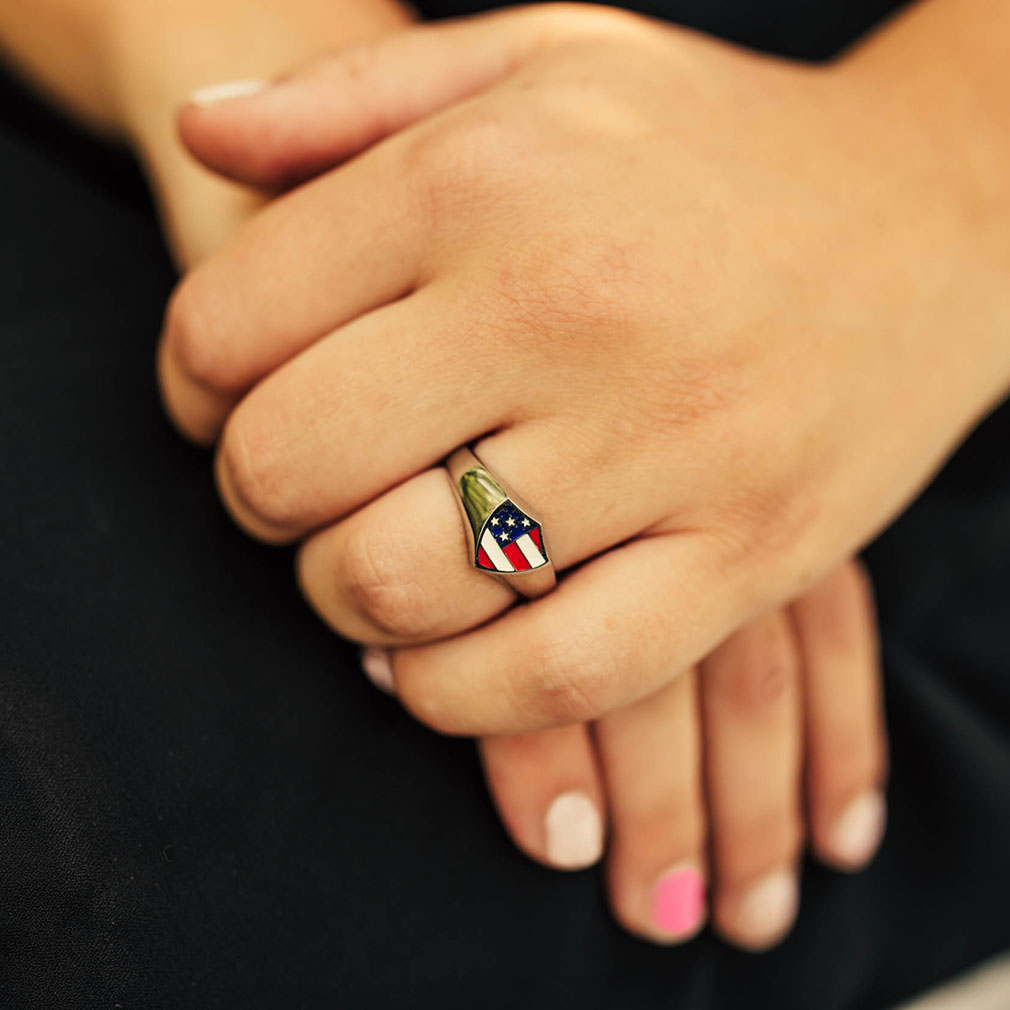 Country Flag Ring - SA-RNGFG-USA
