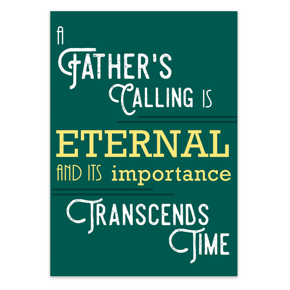 Father's Day Card - Father's Calling - Digital Download - LDPD-DADCRDCALL16