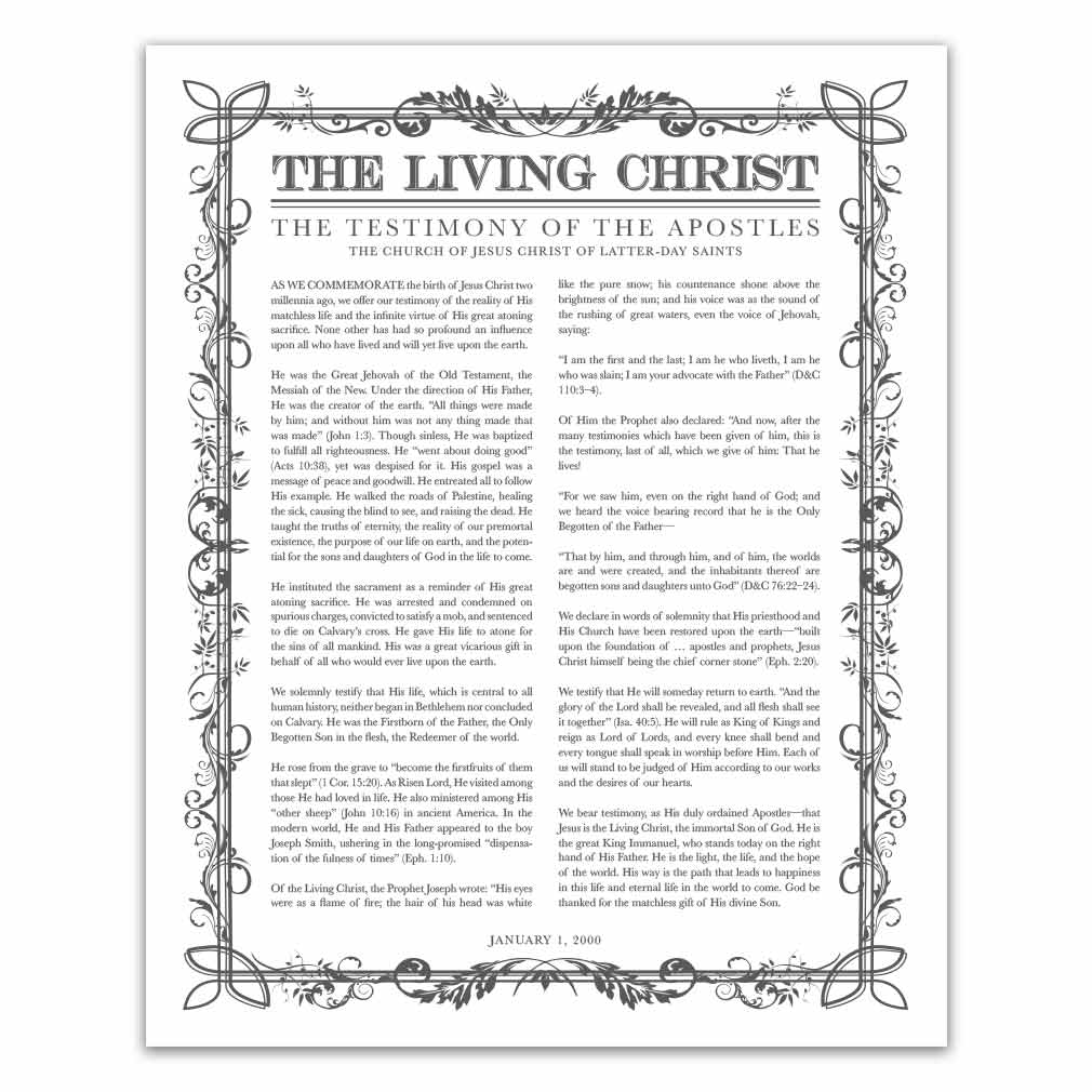 Filled Leaf Living Christ - LDP-LC281