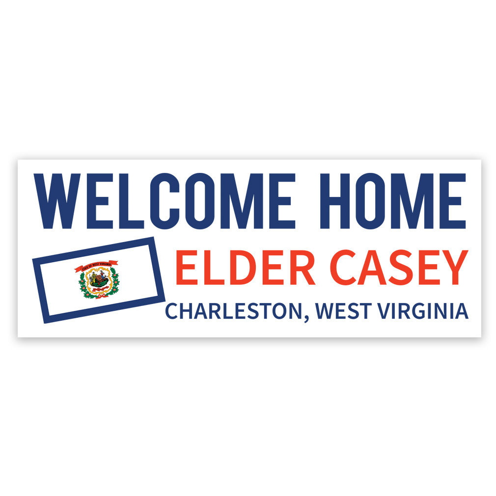 Flag Missionary Welcome Home Banner - LDP-MSPST248
